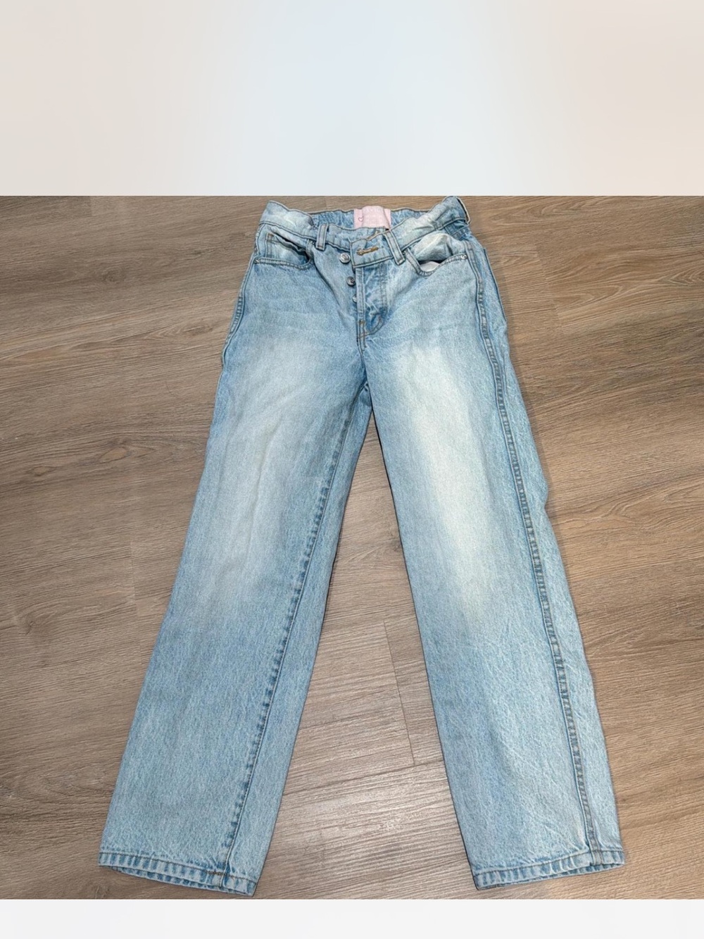 REVICE Light Blue Straight-Leg Women's Jeans